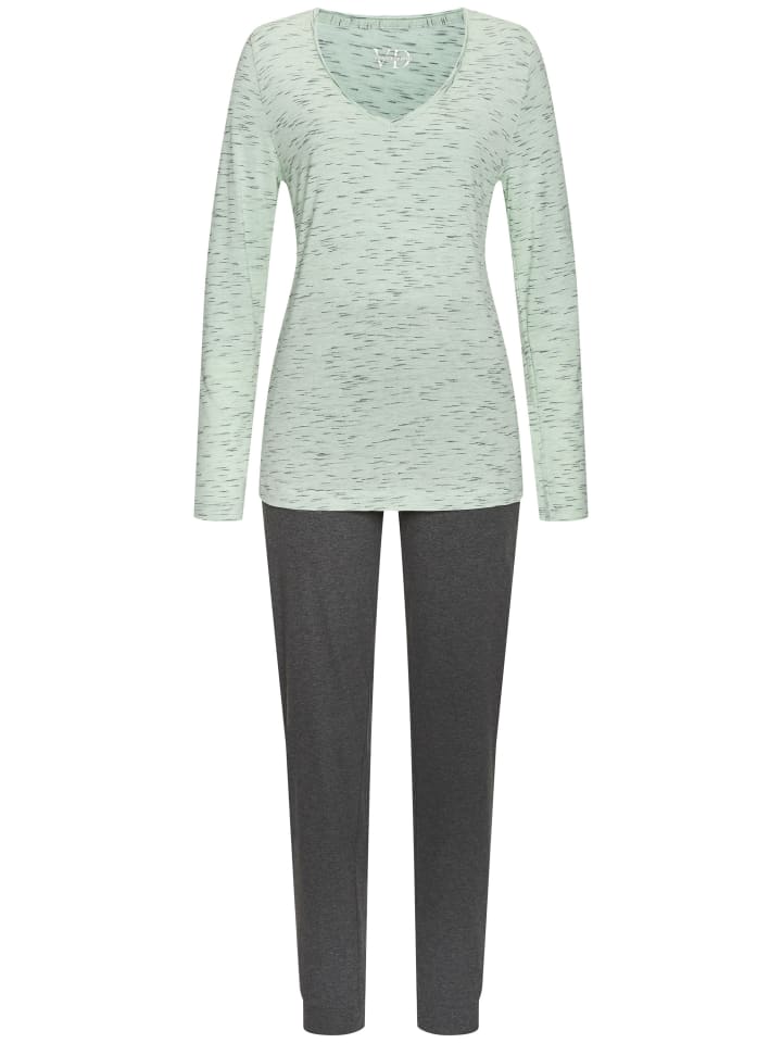 

VIVANCE DREAMS Зеленая меланжевая пижама