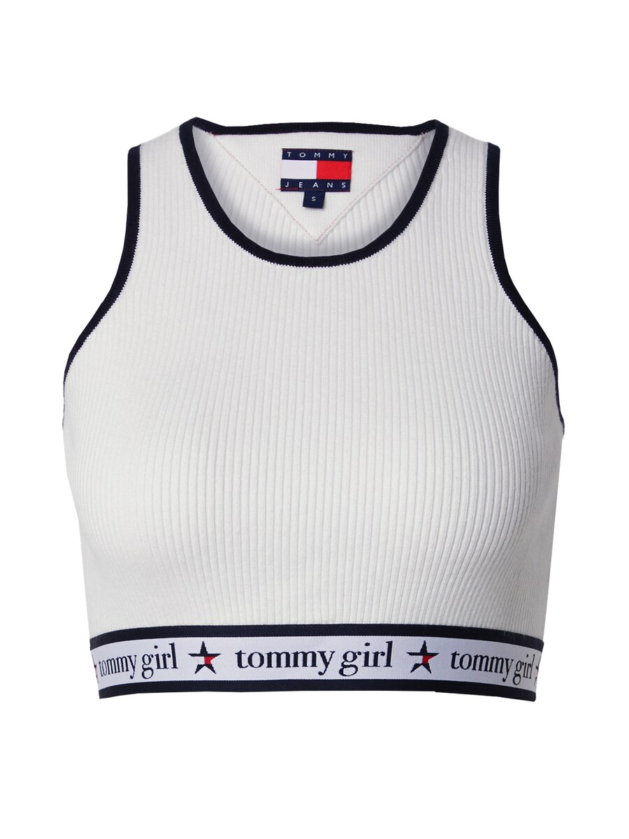 

Вязаный топ Tommy Jeans, белый