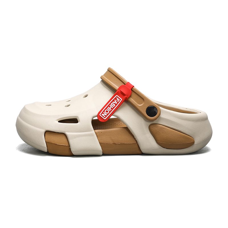 

NANJIREN Клоги мужские бежево-коричневые, цвет Beige Brown