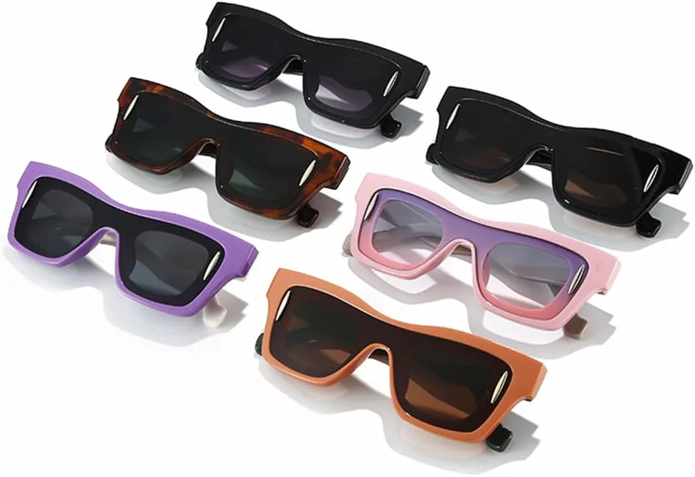 

Солнцезащитные очки UV400 с заклепками, градиентной расцветкой в ​​стиле панк, для женщин и мужчин, для бега и занятий спортом на открытом воздухе UYPTK, Black Tea