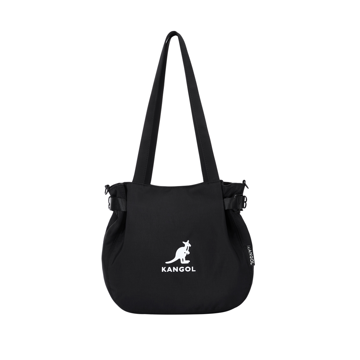 

KANGOL Нейлоновая вместительная сумка через плечо унисекс, Black