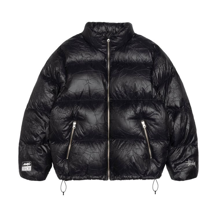 

Пуховик Stussy Wrinkled Nylon Down Puffer, Black