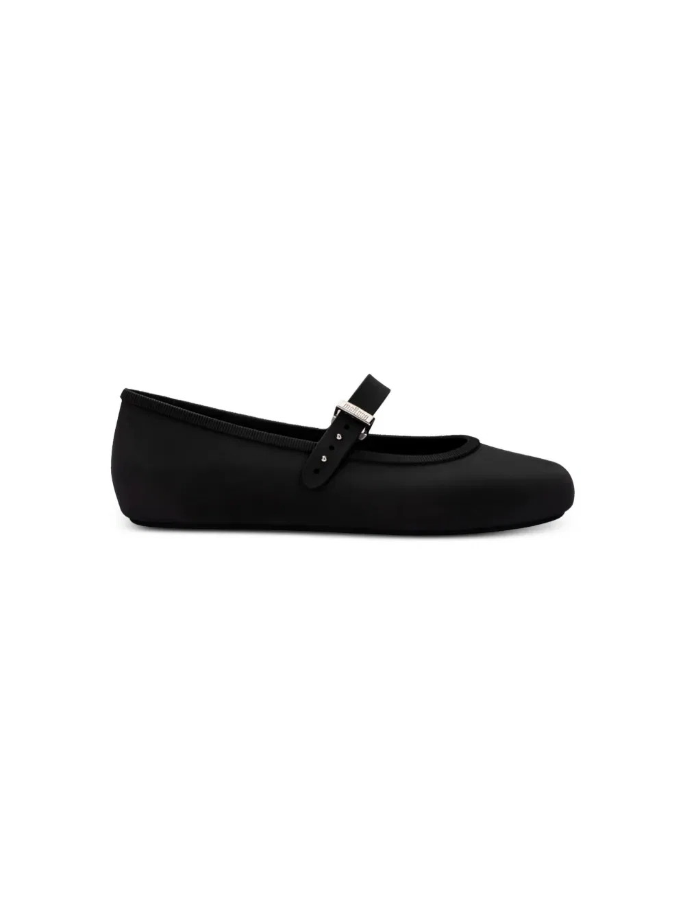 Балетки с застежкой-пряжкой Mini Melissa, черный — фото 2