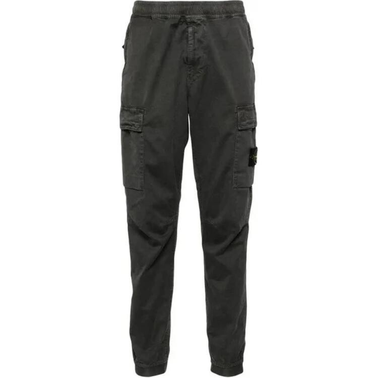 

Повседневные брюки мужские черные Stone Island, черный