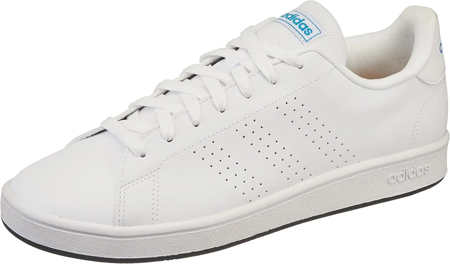 Мужские кроссовки Adidas Advantage Base, Ftwr White Ftwr White Pulse Blue