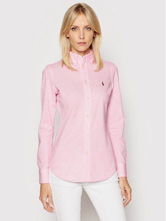 

Рубашка узкого кроя Polo Ralph Lauren, розовый