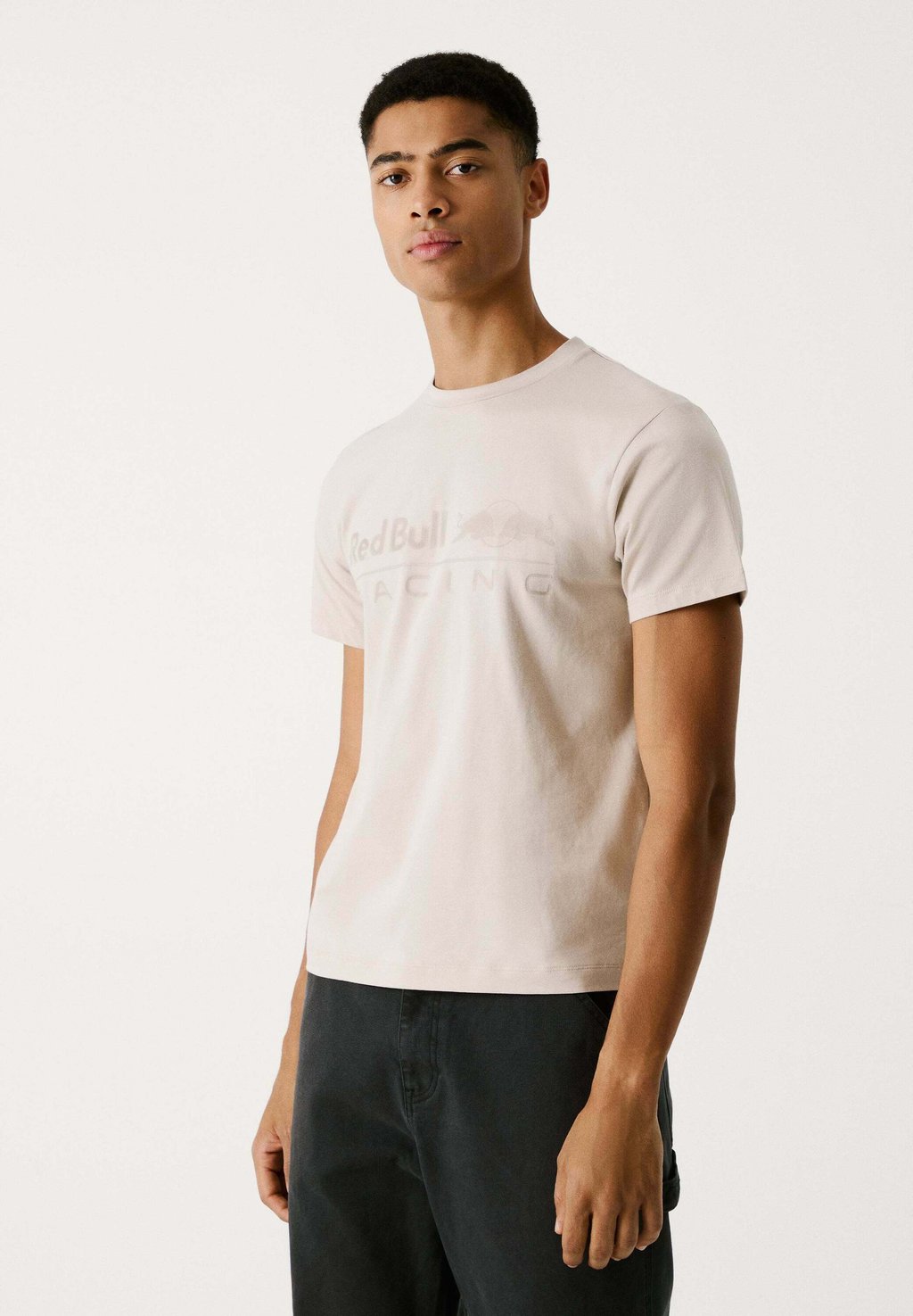 

Футболка с принтом LOGO TEE Red Bull Racing x Pepe Jeans, бежевый