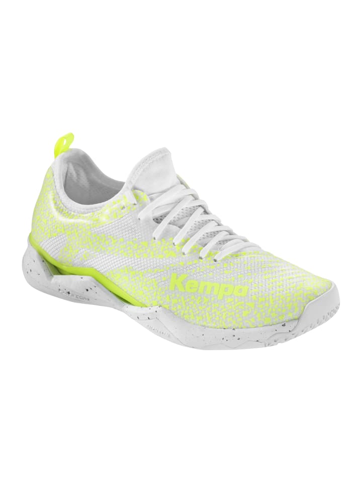 Спортивные кроссовки Kempa, цвет weiß/fluo gelb