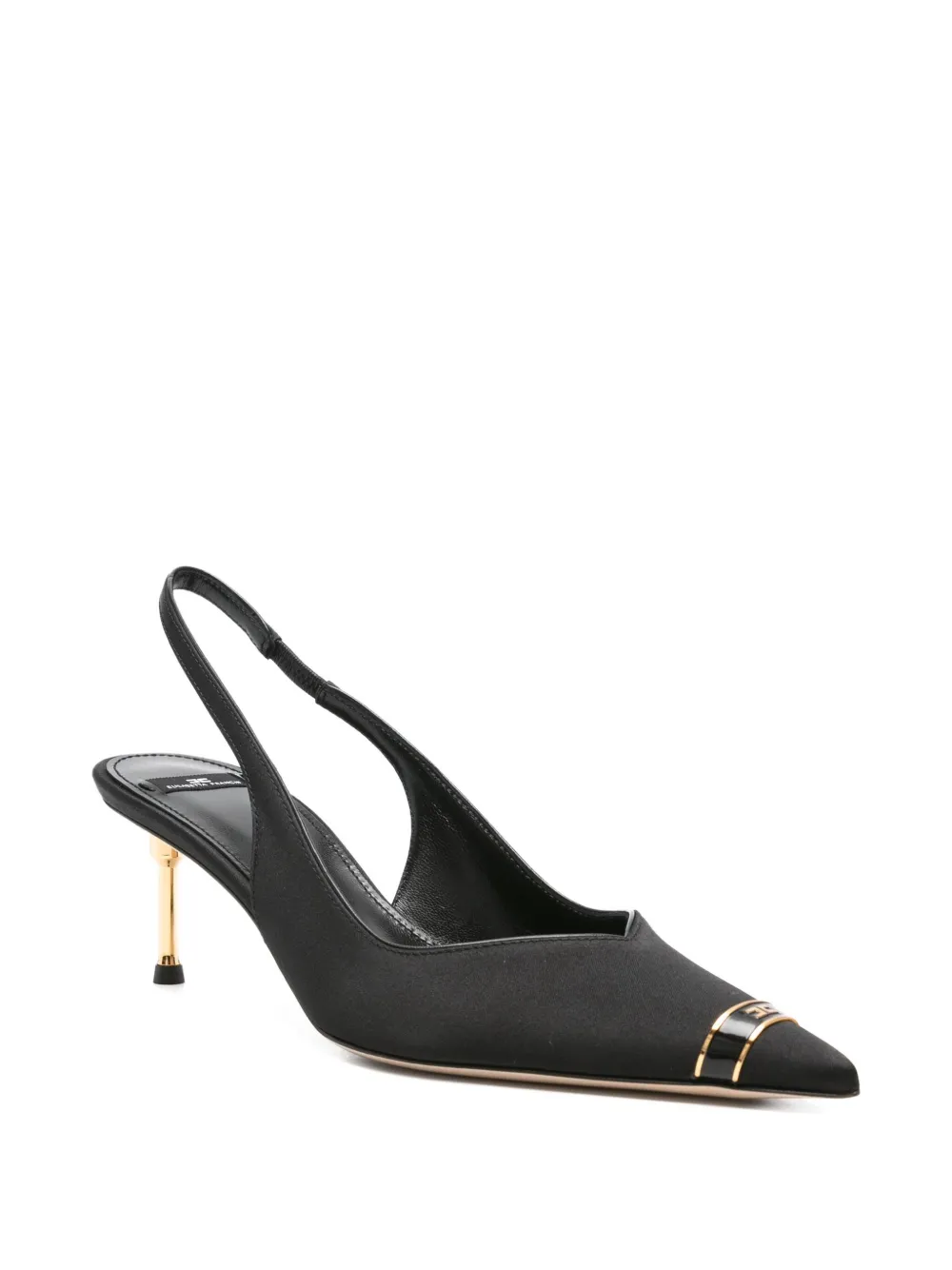 Туфли с заостренным носком Elisabetta Franchi, черный — фото 2