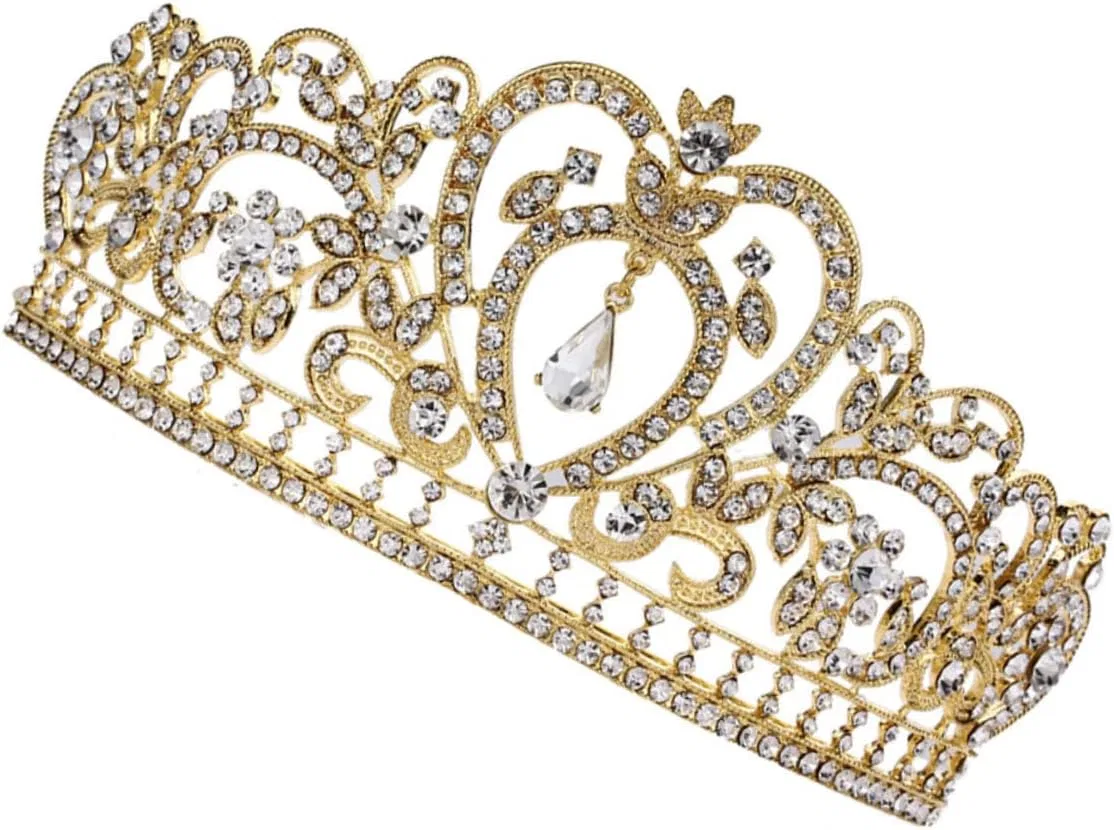 Ободок с кристаллами Beaupretty золотой