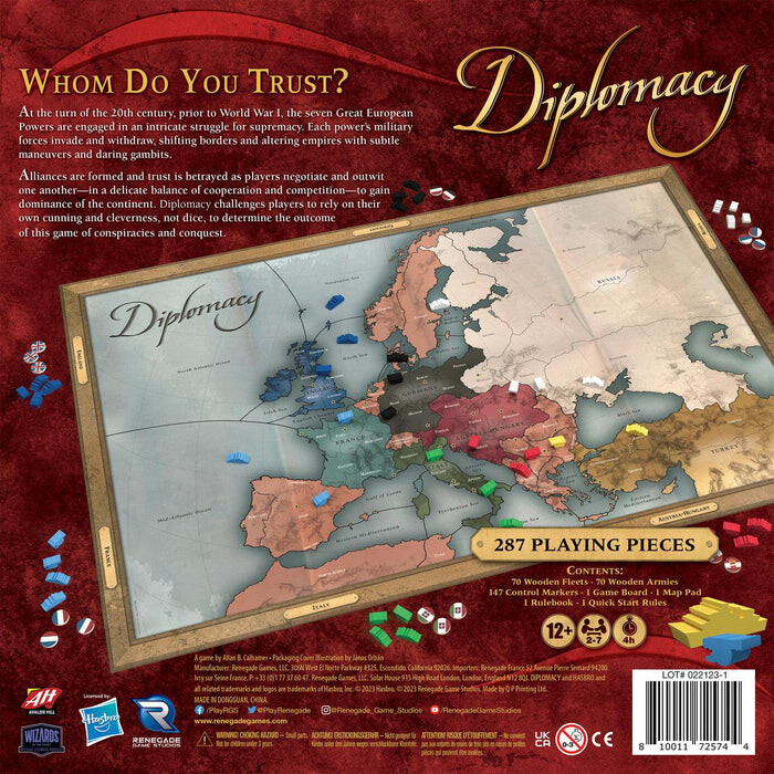 

Настольная игра Renegade Game Studios Diplomacy