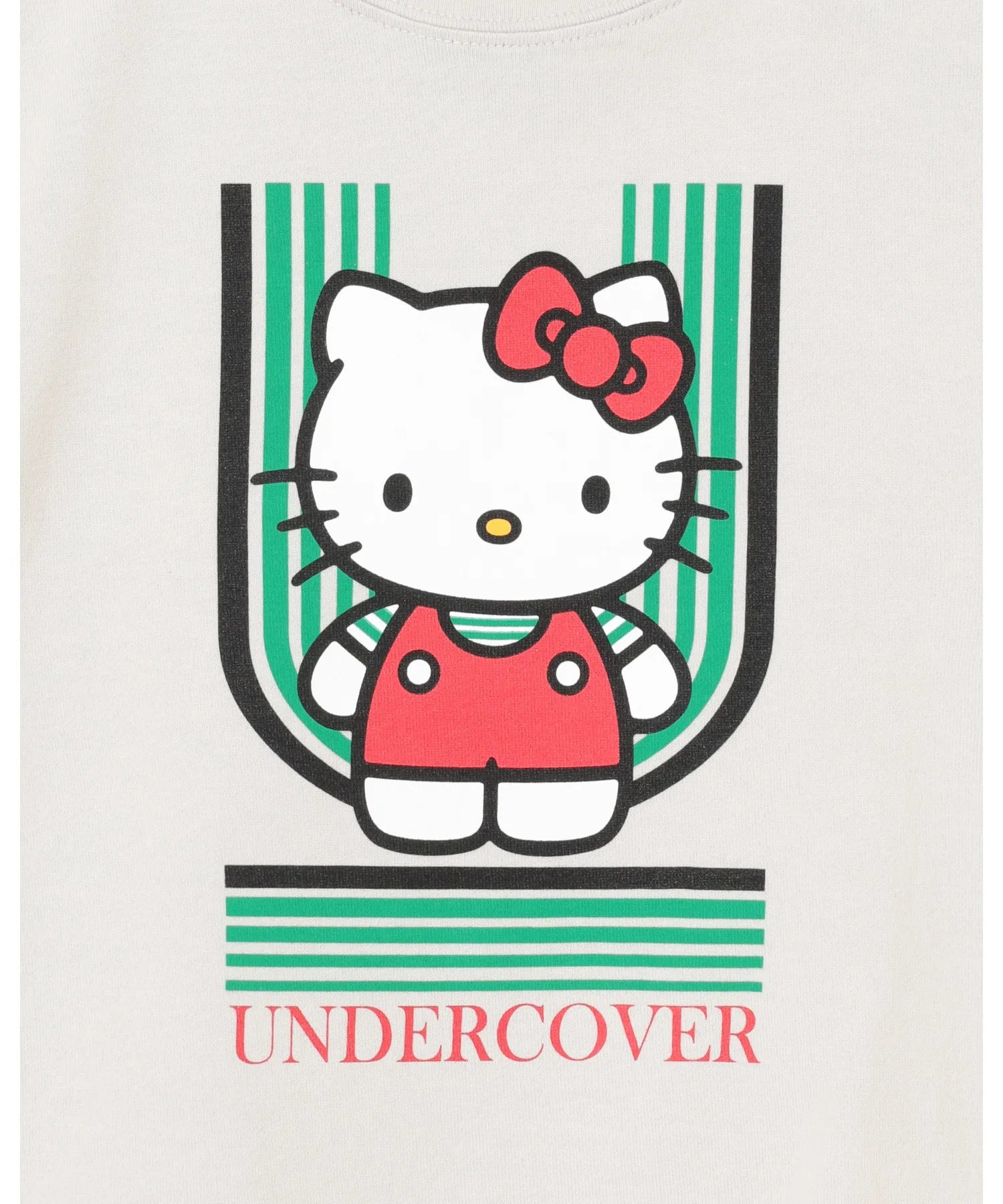 Детская хлопковая футболка с принтом Sanrio UNDERCOVER KIDS чёрная — фото 3
