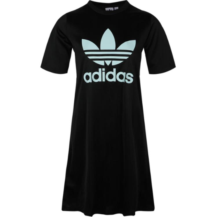 

Adidas Originals ПЛАТЬЕ-ФУТБОЛКА Платья с короткими рукавами женские, черные