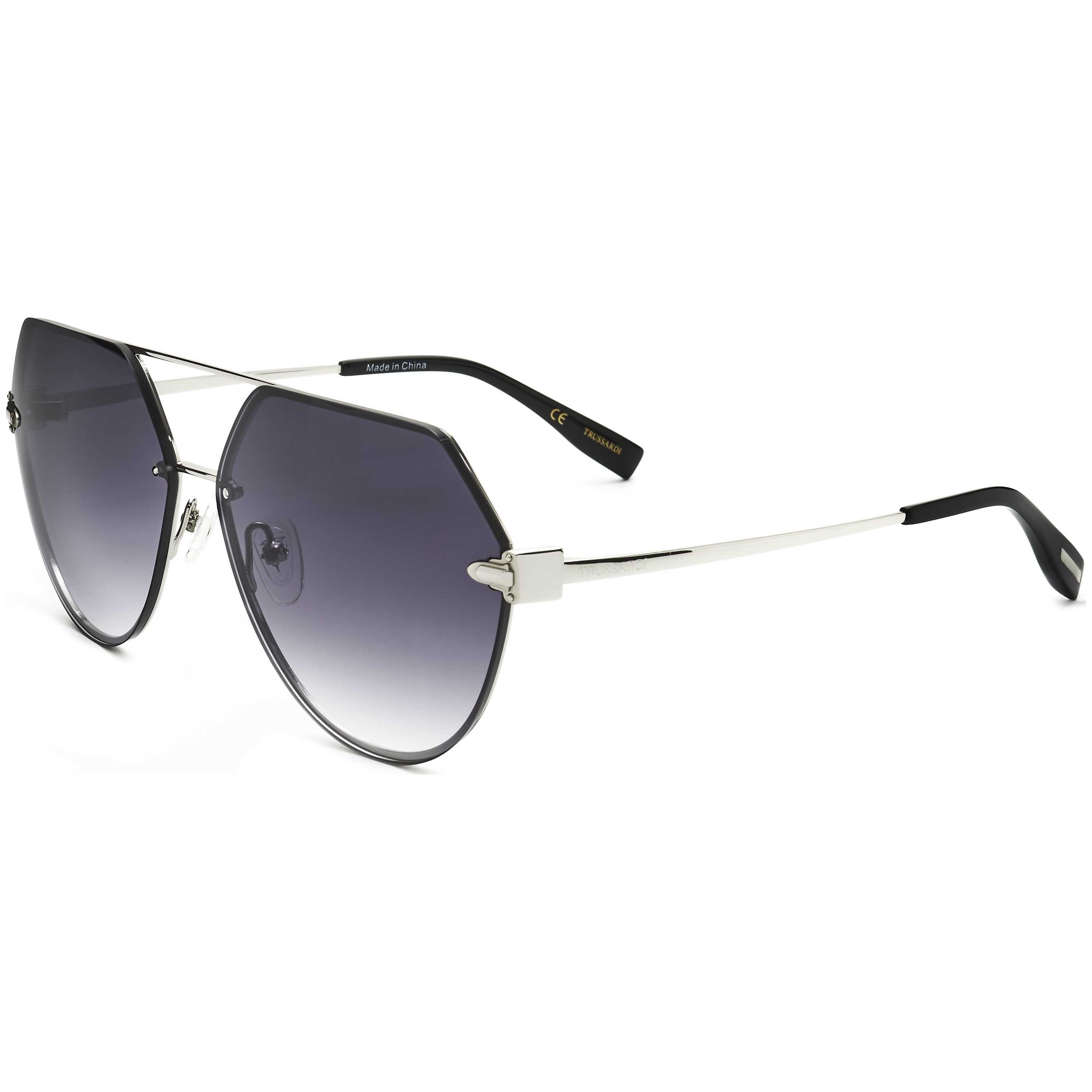 

Trussardi Женские Серые Солнцезащитные Очки 63 мм, Palladium