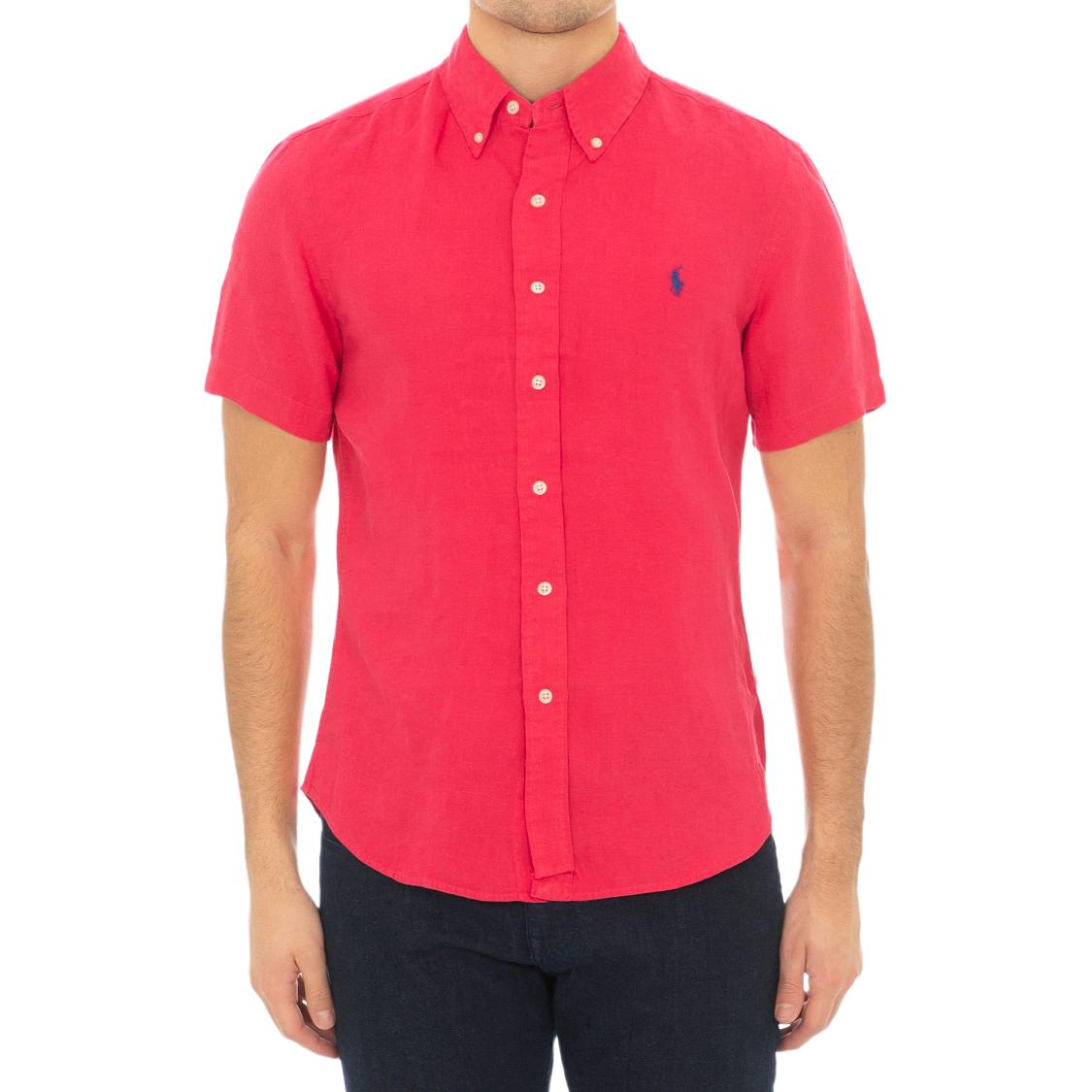 Polo Ralph Lauren Красная рубашка SS24 — фото 3