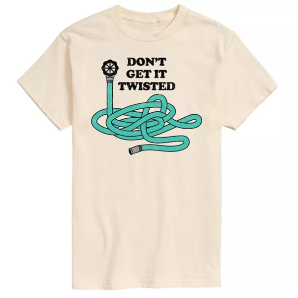 

Мужская футболка с надписью «Don't Get It Twisted» Licensed Character, бежевый