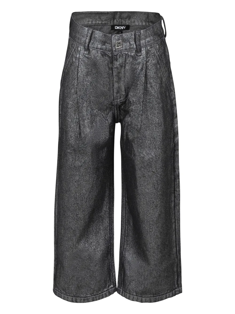 

Широкие джинсы Dkny Kids, серый