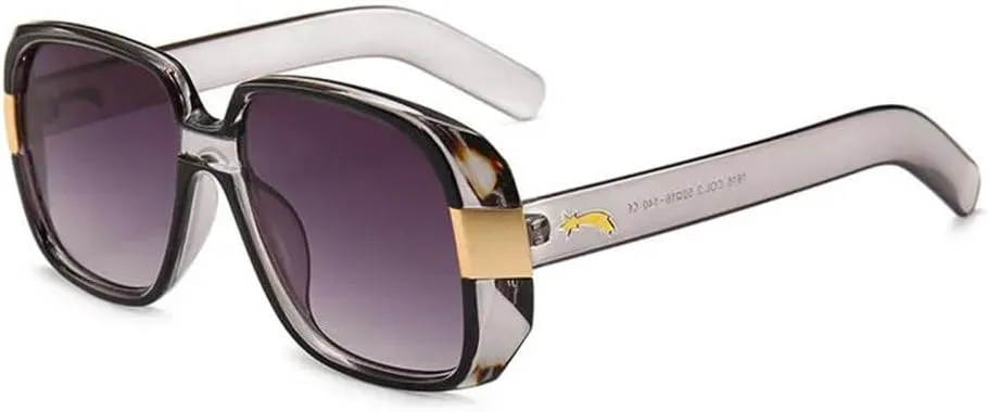 

Солнцезащитные очки большого размера из ацетата для женщин, модные винтажные мужские очки с защитой от УФ-излучения UV400 для вечеринок (2027 год) MTZJH, C04