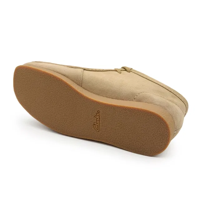Мужские коричневые повседневные ботинки Wallabee Evo от Clarks — фото 4