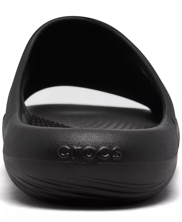 Мужские уютные слайдеры Mellow Recovery от Finish Line Crocs, черный — фото 4