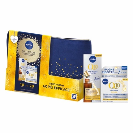 

Женский набор Routine Q10 Gift Set With Anti-Wrinkle Day Cream And Double Action Face Serum