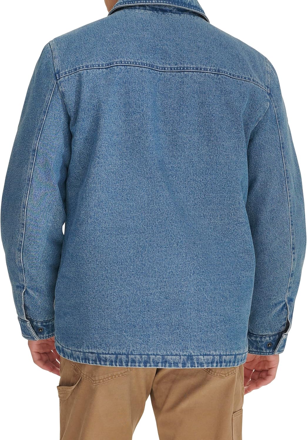Мужская рабочая куртка Levi's с двумя нагрудными карманами, Medium Wash Denim Filled — фото 4