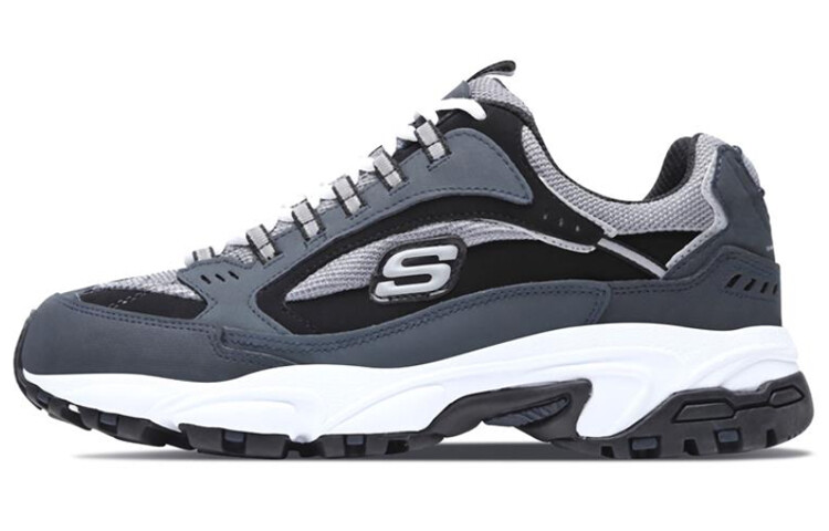 

Кроссовки Stamina Chunky мужские низкие черные/серые Skechers, Черный, Кроссовки Stamina Chunky мужские низкие черные/серые Skechers