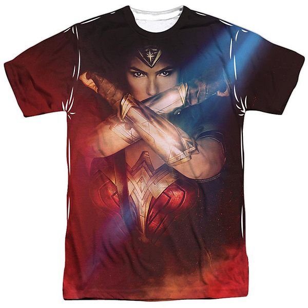 

Футболка с коротким рукавом adult poly crew wonder woman movie arms crossed Licensed Character