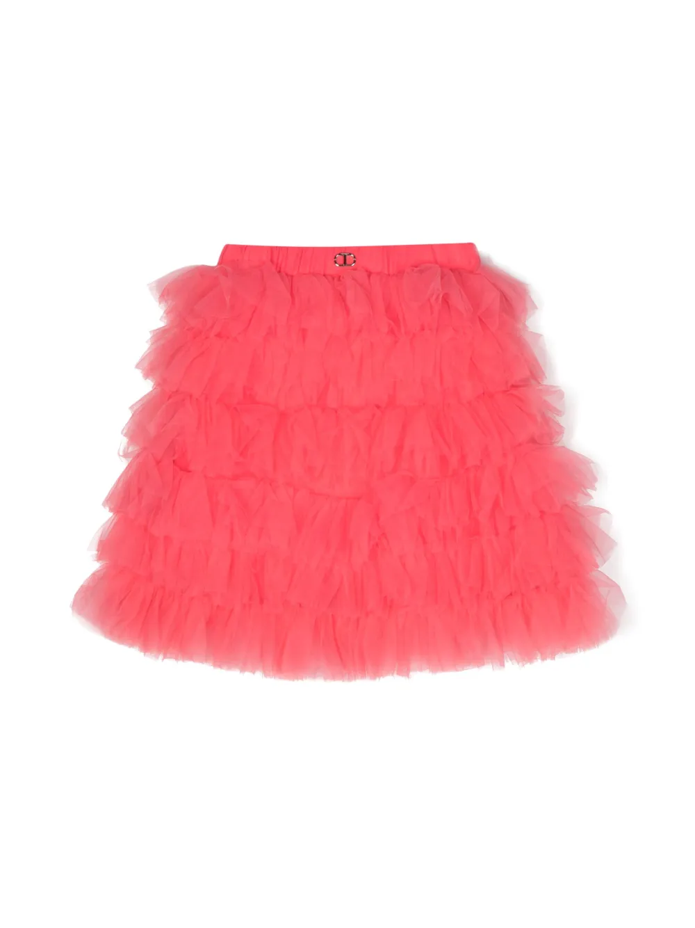 

Юбка из тюля с оборками TWINSET Kids, розовый