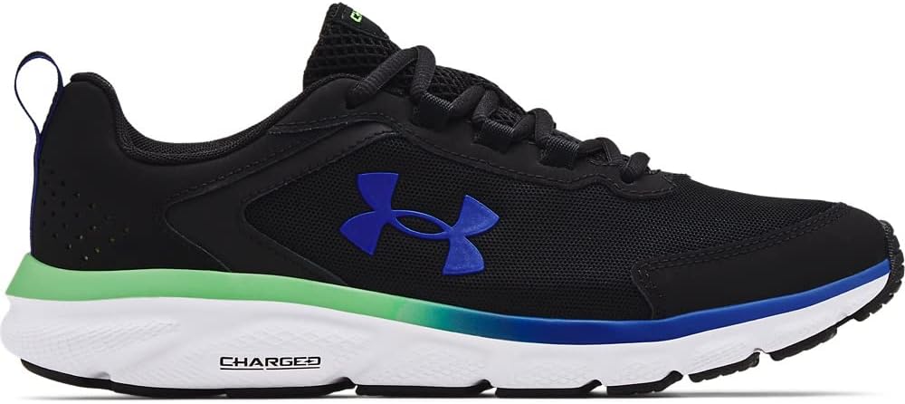 Мужские кроссовки для бега Under Armour Charged Assert 9, черно-белый — фото 3