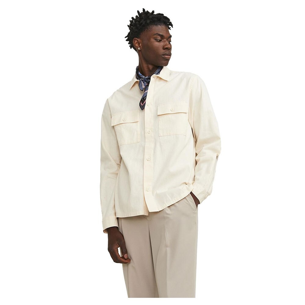 

Рубашка Jack & Jones Venice Linen, бежевый