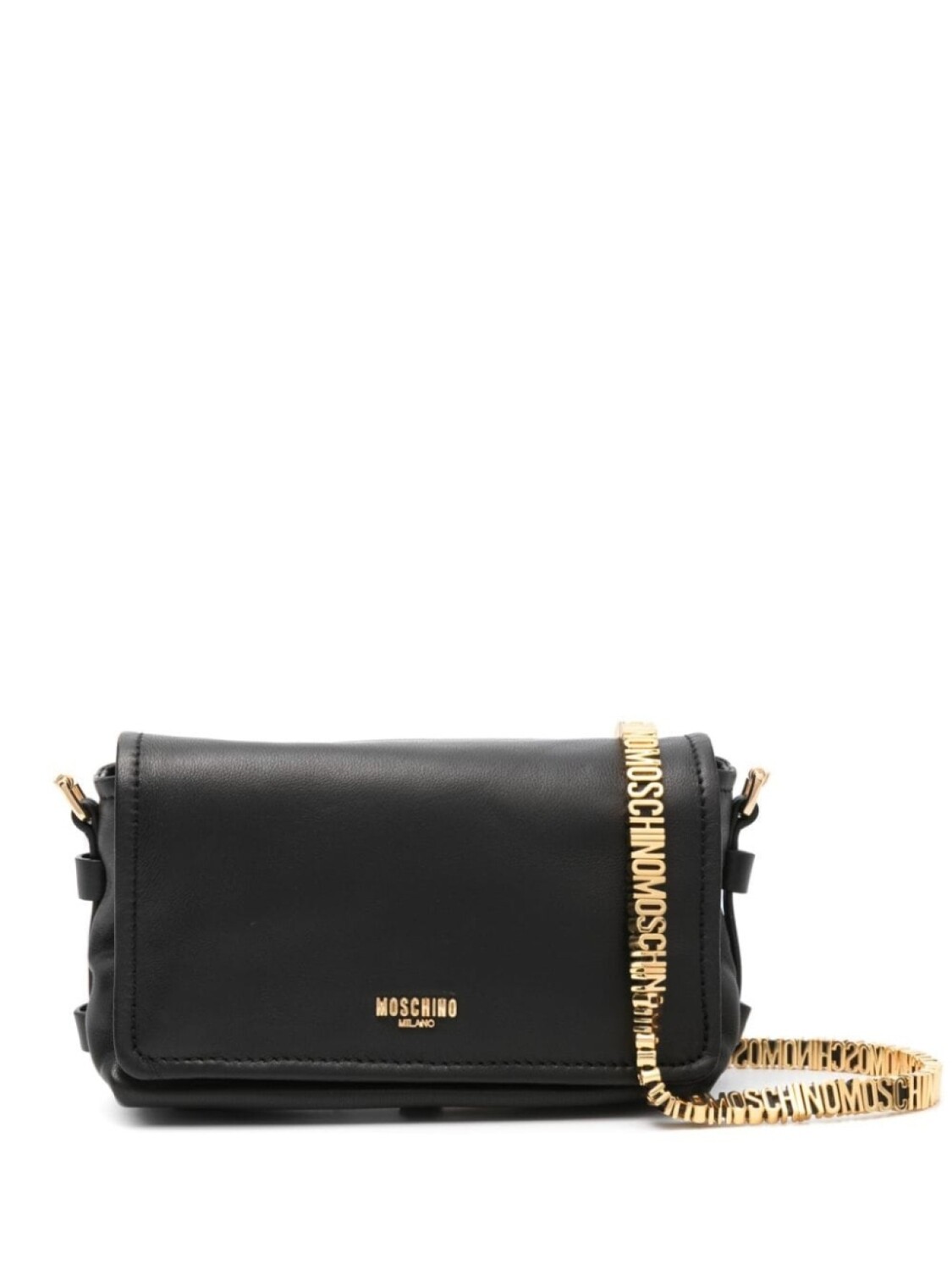 

Moschino сумка через плечо с логотипом, черный