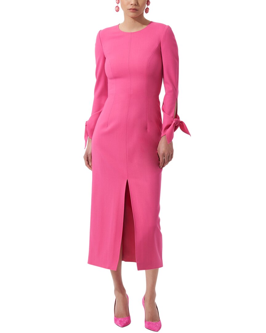 

Каролина Эррера Крюнек Миди-платье из шерстяной смеси Carolina Herrera, мультиколор
