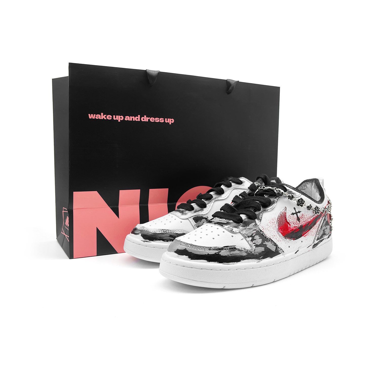 

Nike Кроссовки для скейтбординга Court Borough с противоскользящей подошвой и амортизацией, унисекс, белые, цвет White