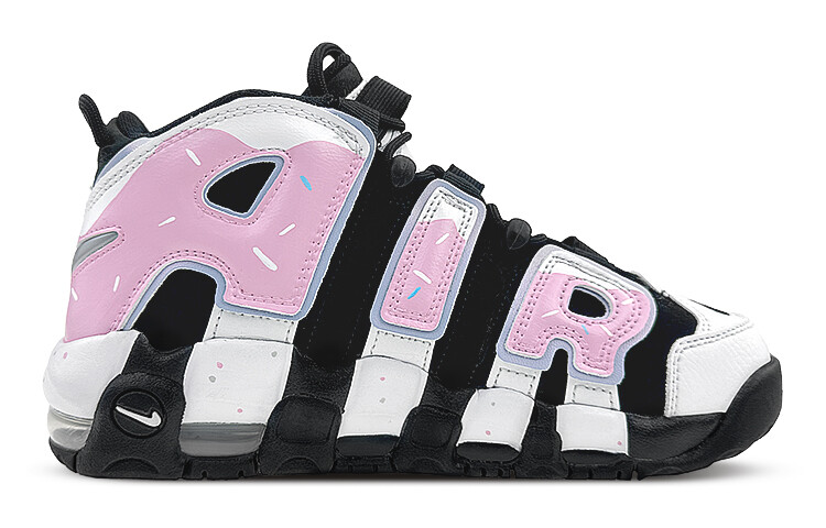 Женские баскетбольные кроссовки Nike Air More Uptempo Vintage, Black — фото 3