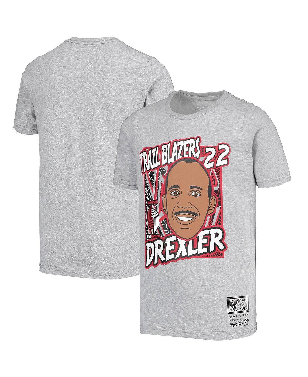 

Серая футболка Big Boys Clyde Drexler Portland Trail Blazers Hardwood Classics King of the Court Player Mitchell & Ness, Серый, Серая футболка Big Boys Clyde Drexler Portland Trail Blazers Hardwood Classics King of the Court Player Mitchell & Ness
