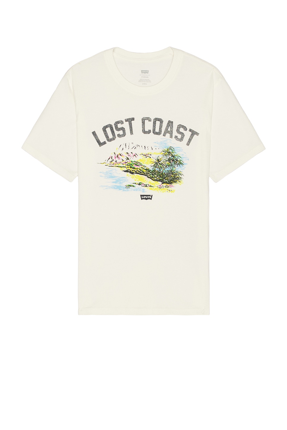 

Ретро стандартная футболка Levi'S, цвет lost coast egret
