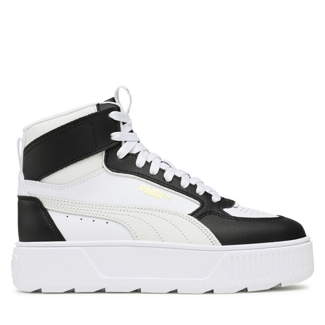 

Кроссовки Puma Karmen Rebelle Mid 387213 11 Puma White-Vapor Gray-Puma Black, белый серый