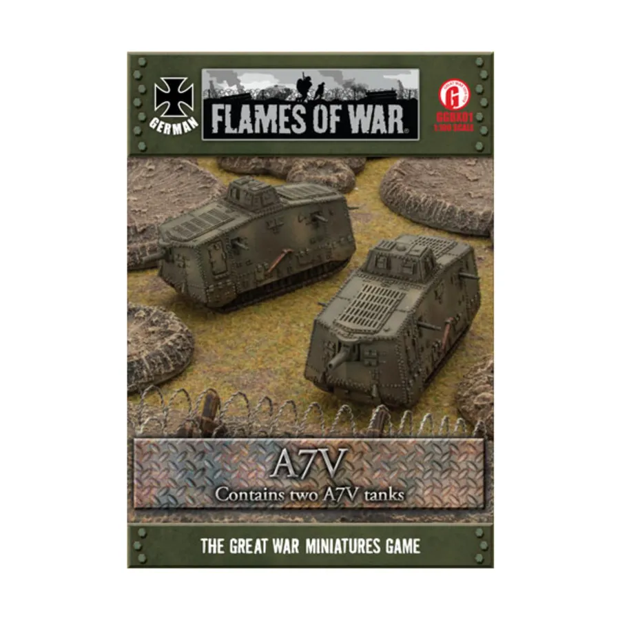 

А7В, Flames of War - Great War - German (1:100)