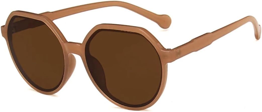 

Солнцезащитные очки с защитой UV400 | Большая оправа, линзы конфетных цветов | Для женщин и мужчин, для занятий спортом на открытом воздухе и вождения DSVIGF, Brown Brown