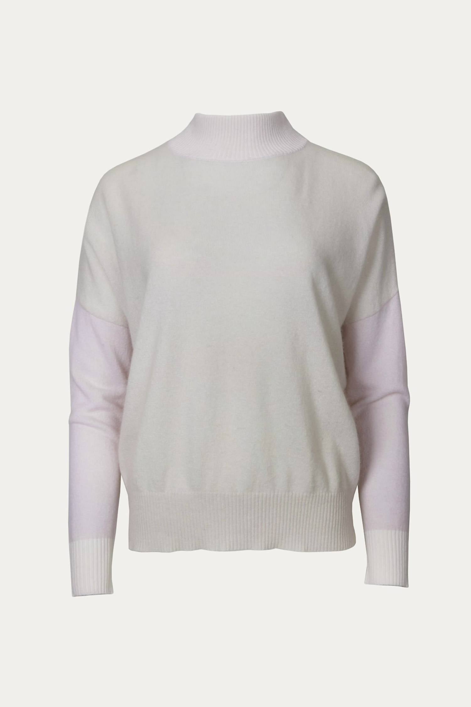 

Кашемировый джемпер Isabella Colorblock Brodie Cashmere, цвет ash