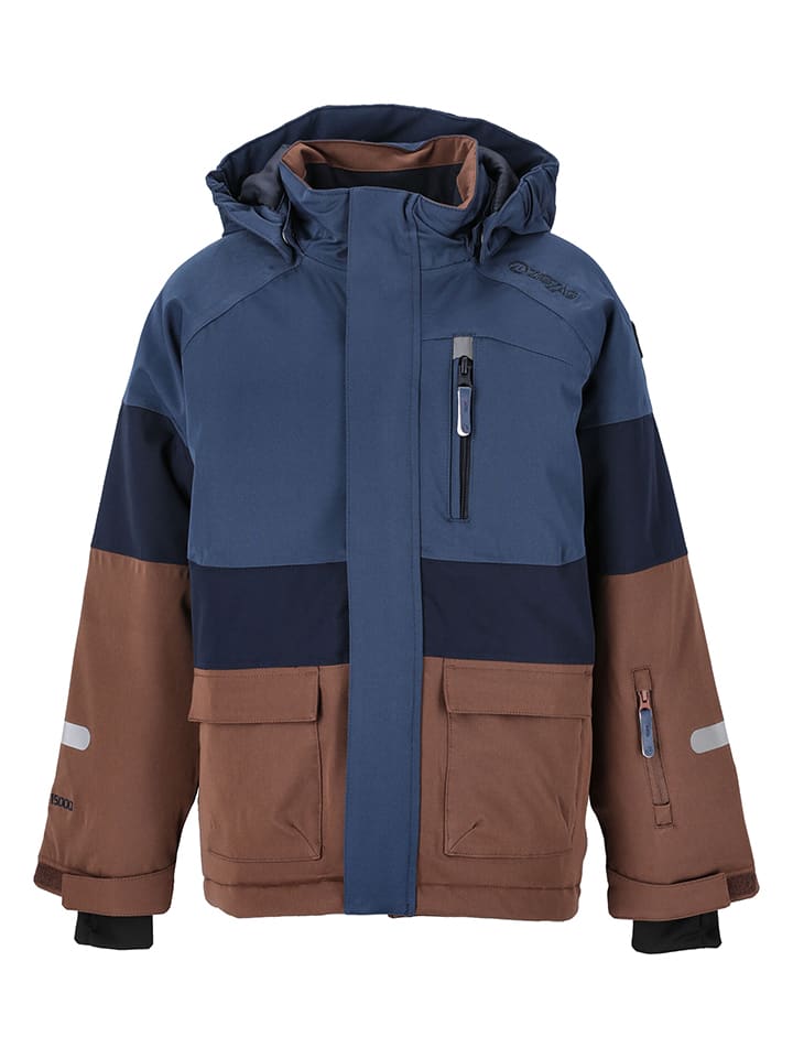 

Лыжная куртка Taylor Zigzag, цвет blau/braun