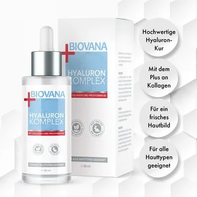 Сыворотка Biovana — С гиалуроновой кислотой Hyaluron Complex, 50 мл — фото 3
