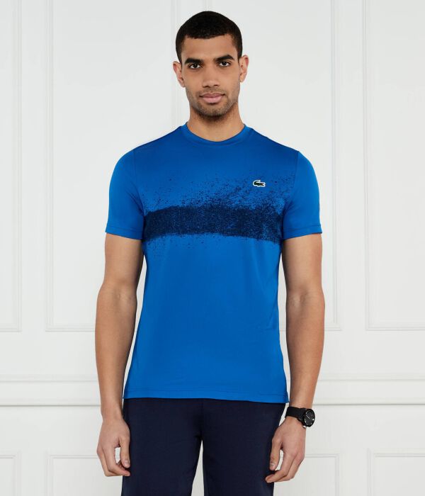 

Футболка Lacoste x Новак Джокович Regular fit Lacoste, синий