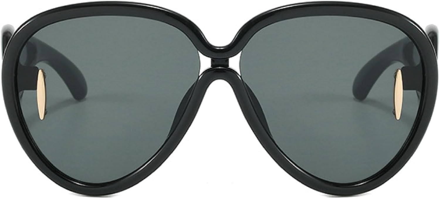 

Большие солнцезащитные очки в стиле панк с маской, для женщин и мужчин, в крупной оправе, 2024 год, роскошные круглые солнцезащитные очки для женщин, для занятий спортом на открытом воздухе, N45 mincl, C1