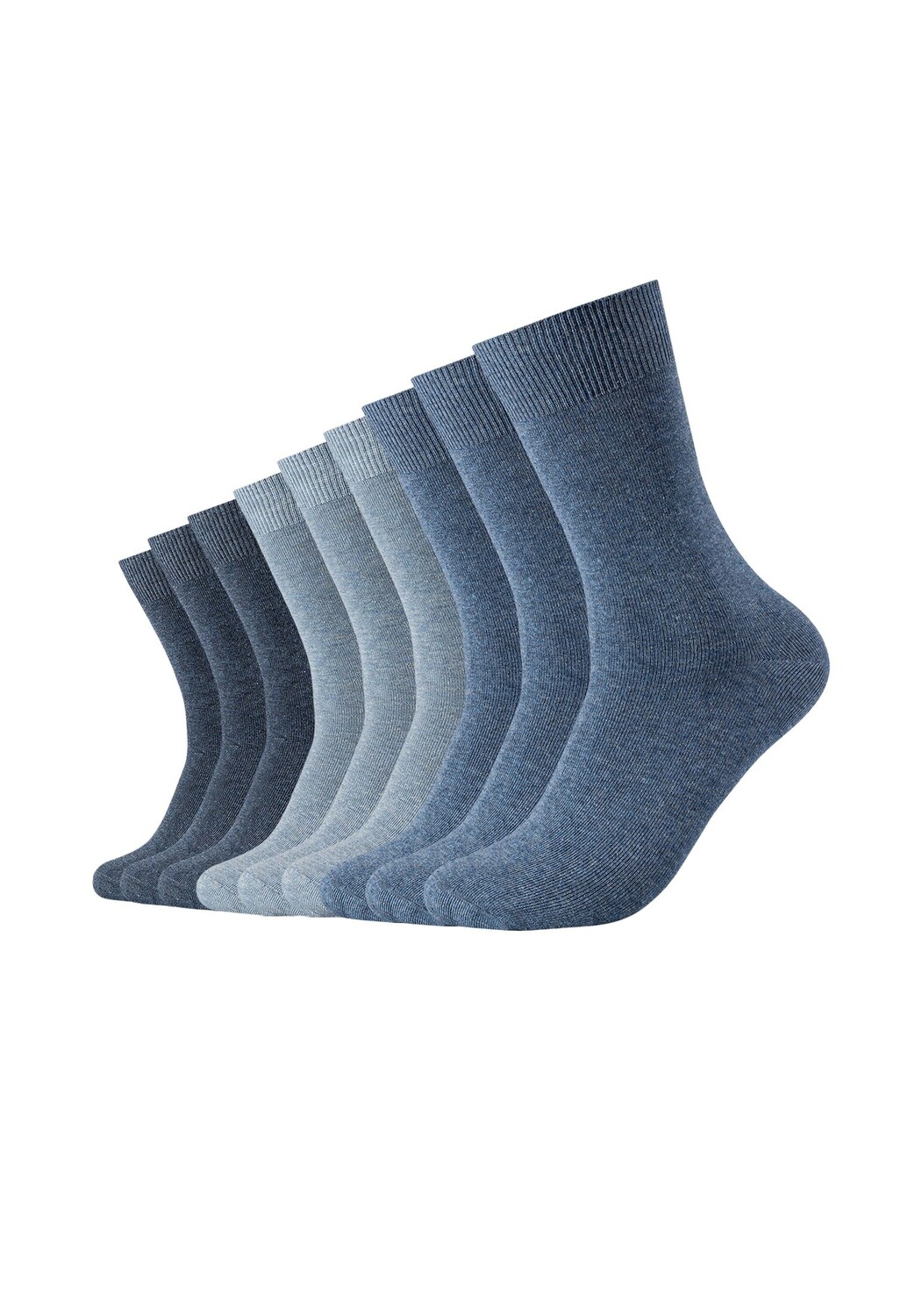 

Носки camano 9 шт comfort, цвет denim melange