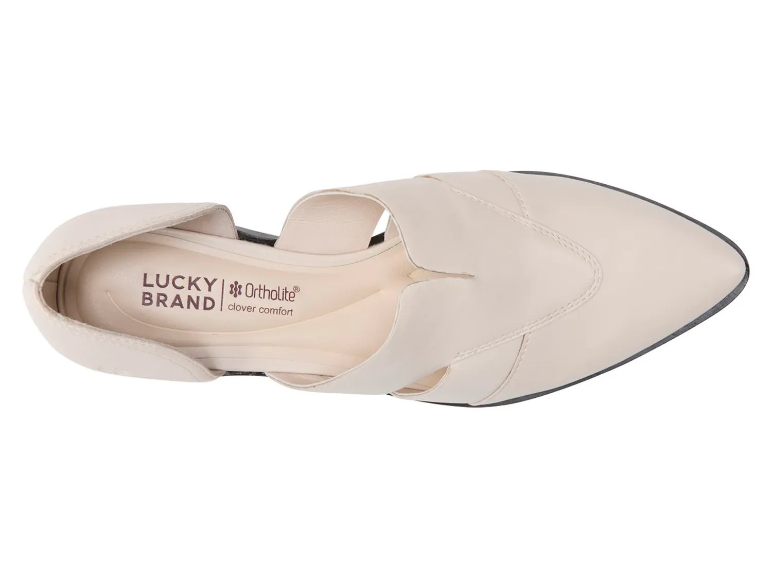Слипоны Lucky Brand Minnsy Slip-On, Vanilla Leather — фото 4