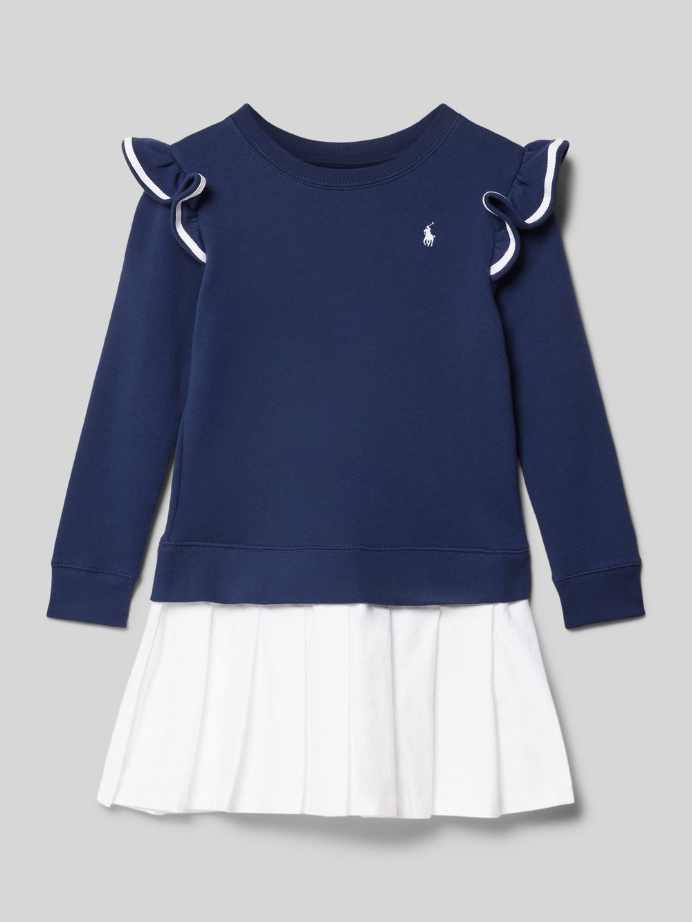 

Платье из чистого хлопка с оборкой Polo Ralph Lauren Teens