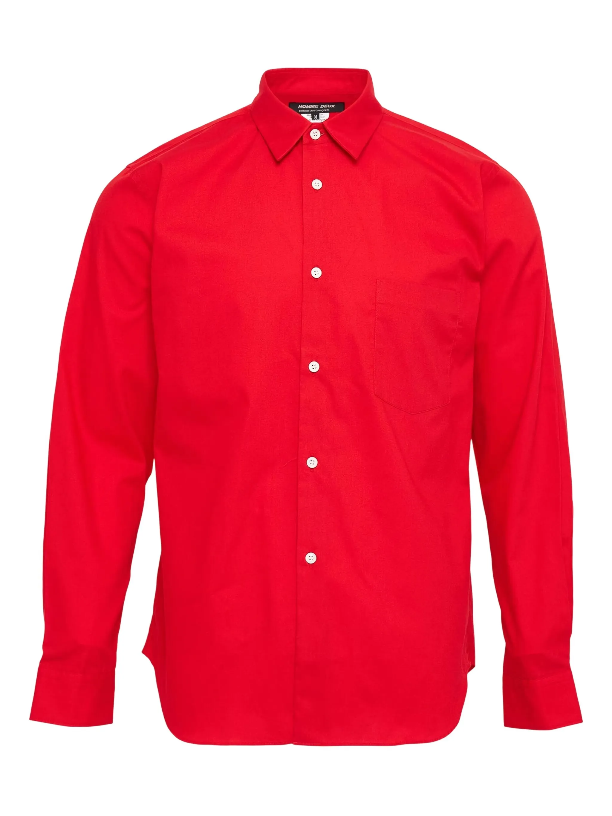 

Рубашка Broad Comme Des Garçons Homme Deux, красный