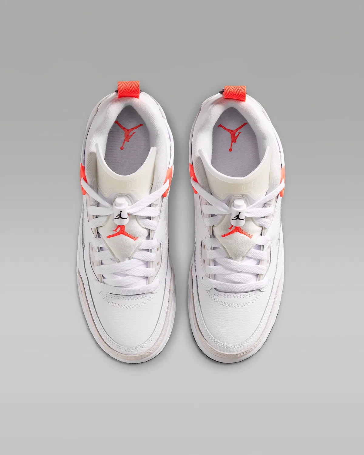 Детские кроссовки Jordan Spizike Low, White/Vast Grey/Black/Bright Crimson — фото 4